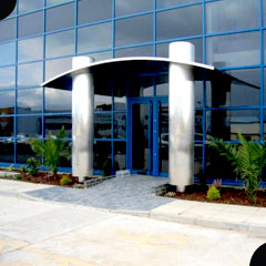 Stainless Steel Enterance Canopies