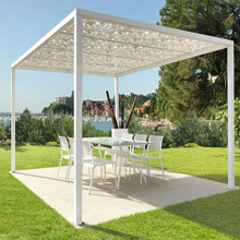 Flat Sliding Roof Gazebo